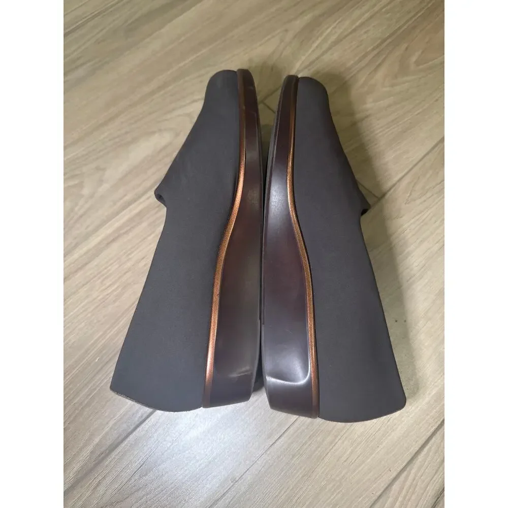 NEW SAS Bliss Women's Tripad Slip On Wedges Shoes Black Size 9.5 W USA NEW